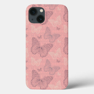 The Butterfly Pink iPhone 13 Case
