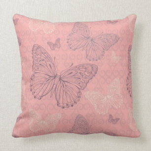 The Butterfly Pink Cushion