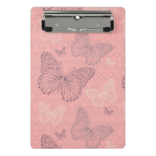 The Butterfly Pink Mini Clipboard