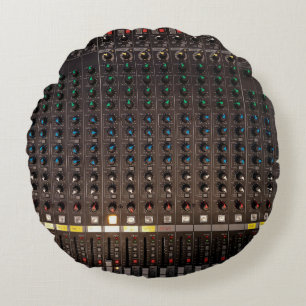 The button on the audio mixer round cushion