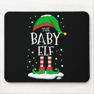 The Byby Elf Merry Christmas Family Matching Mouse Pad