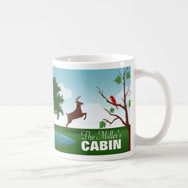 The Cabin - Country Life Personalised Mug (Right)