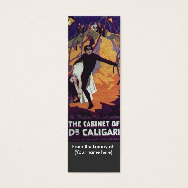The Cabinet of Dr. Caligari Bookmark (Front)