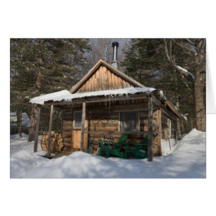 The cabins at the AMC's Little Lyford Pond