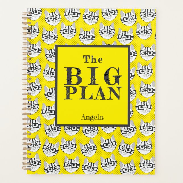 The Cadstudios The Big Plan Yellow Planner (Front)