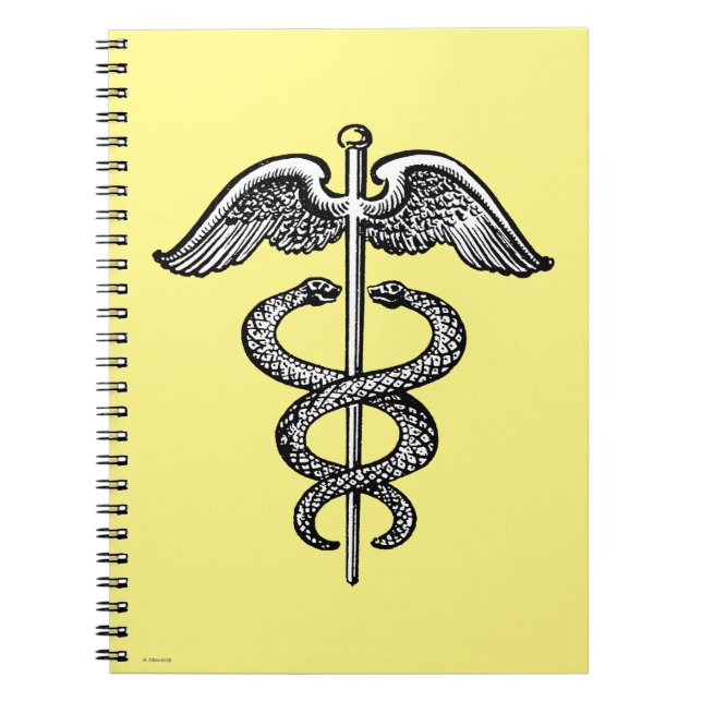 The Caduceus Spiral Notebook (Front)
