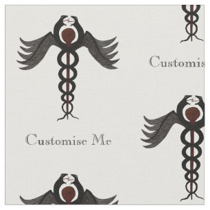 The Caduceus (Subdued) Fabric