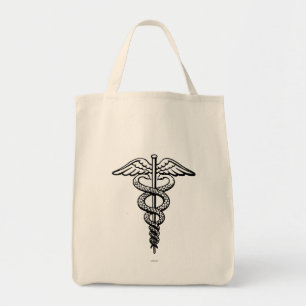 The Caduceus Symbol Tote Bag