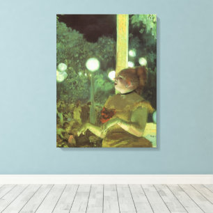 The Cafe Concert by Edgar Degas, Vintage Fine Art Canvas Print
