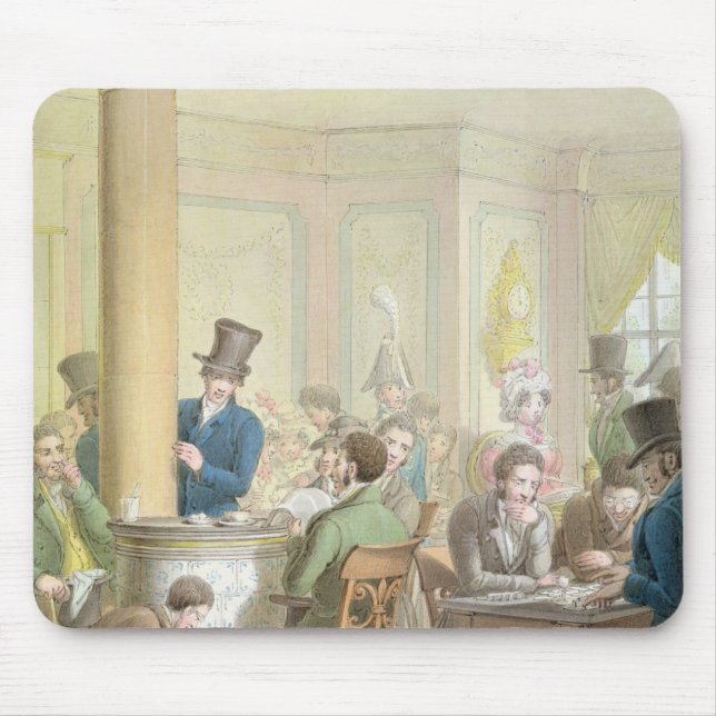 The Cafe de Commerce, from 'Tableau de Paris' Mouse Pad (Front)