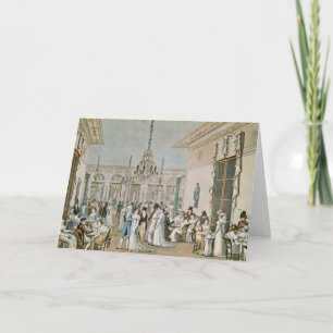 The Cafe Frascati in 1807 Card