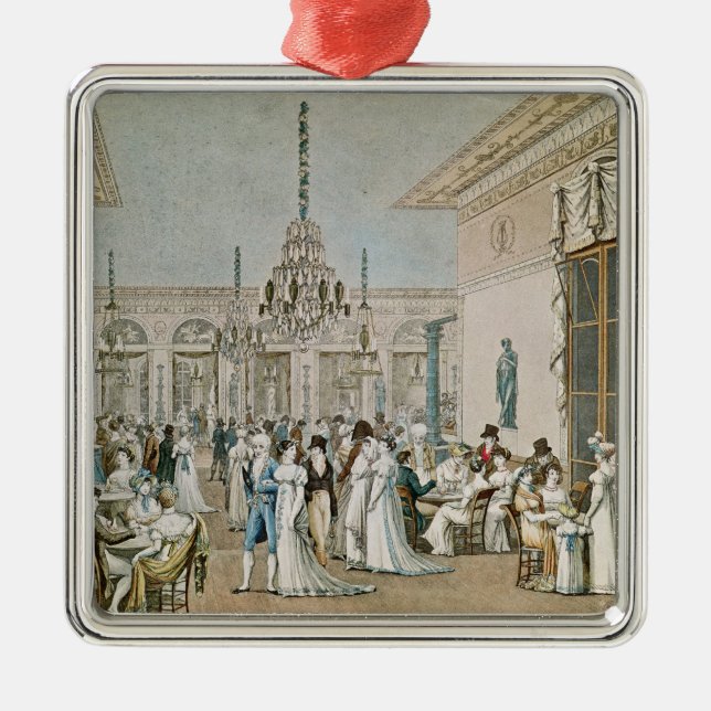 The Cafe Frascati in 1807 Metal Tree Decoration (Front)