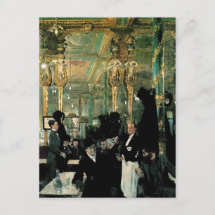 The Café Royal, London by William Orpen (1912) Postcard
