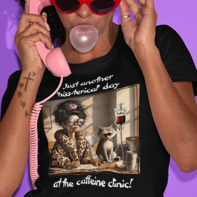 The Caffeine Clinic T-Shirt (Creator Uploaded)