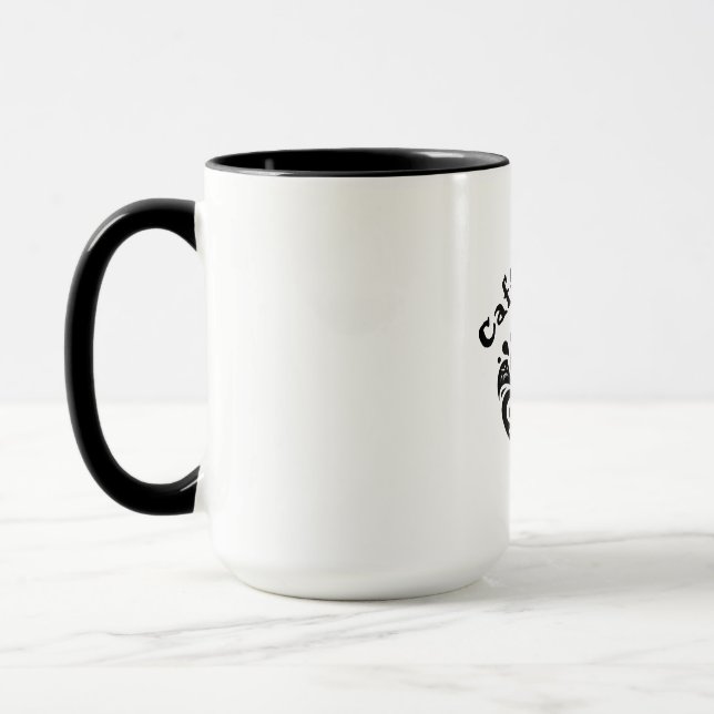 The caffeine free mug (Left)