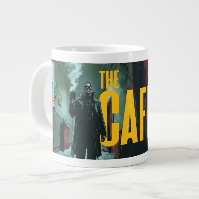The Caffiend Large Coffee Mug (Front Left)