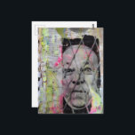 the caged man junk journal Mixed Media Collage Postcard<br><div class="desc">A mixed media collage made and photographed by Angelandspot in the year 2026 with vintage images</div>