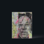 the caged man unique Mixed Media Collage Postcard<br><div class="desc">A mixed media collage made and photographed by Angelandspot in the year 2026 with vintage images</div>