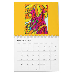The Calendar of Colourful Dogs