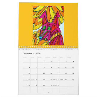The Calendar of Colourful Dogs