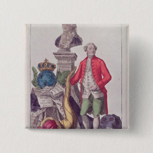 The Call of Jacques Necker  16th July 1789 15 Cm Square Badge