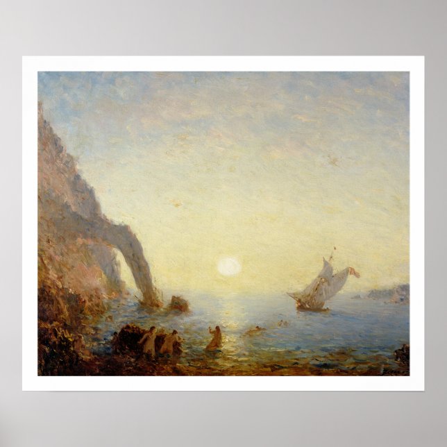 The Call of the Sirens (oil on canvas) Poster (Front)