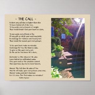 THE CALL POEM POSTER