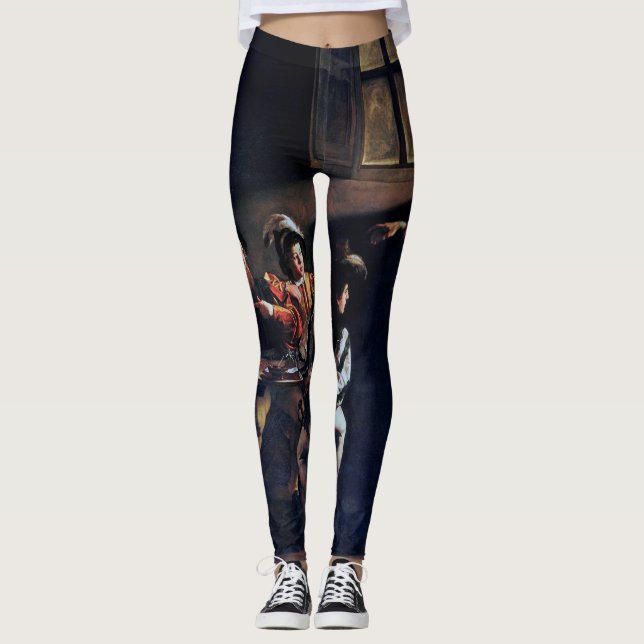 The Calling of Saint Matthew, Caravaggio Leggings (Front)