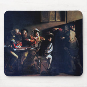 The Calling of Saint Matthew, Caravaggio Mouse Pad