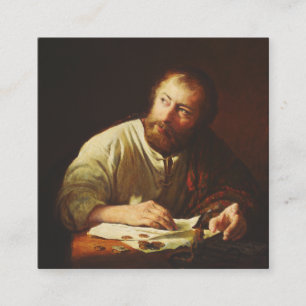 The Calling of the Apostle Matthew Square Business Card