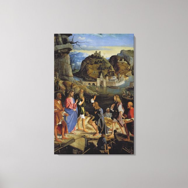 The Calling of the Sons of Zebedee (panel) Canvas Print (Front)
