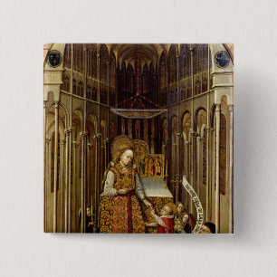 The Calling of the Virgin 15 Cm Square Badge