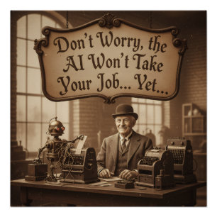 The Calm Before the Digital Storm Poster