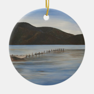 The Calm Water of Akyaka Ceramic Tree Decoration
