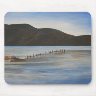 The Calm Water of Akyaka Landscape Art Mouse Pad