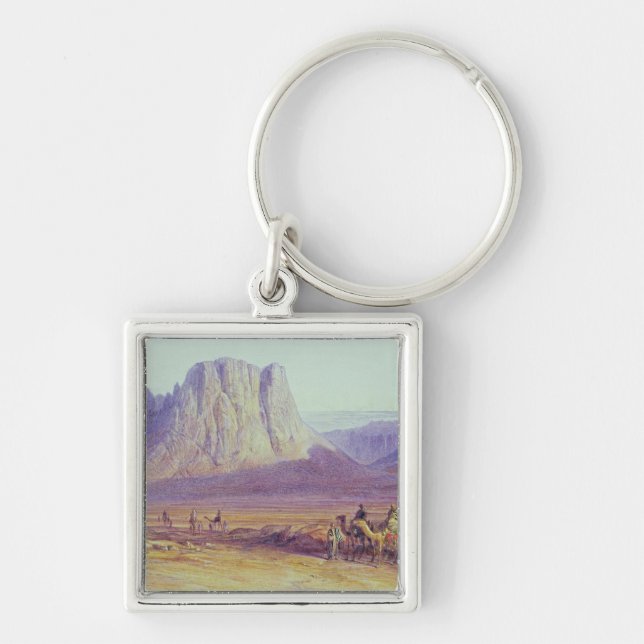 The Camel Train, Condessi, Mount Sinai, 1848 Key Ring (Front)