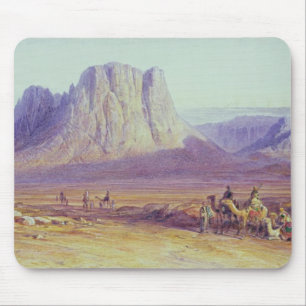 The Camel Train, Condessi, Mount Sinai, 1848 Mouse Pad