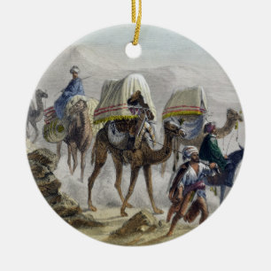 The Camel Train, from 'Constantinople and the Blac Ceramic Tree Decoration