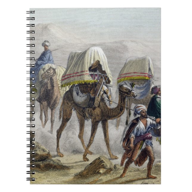 The Camel Train, from 'Constantinople and the Blac Spiral Notebook (Front)
