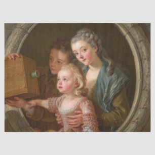 The Camera Obscura by Charles A. P. Van Loo Tissue Paper