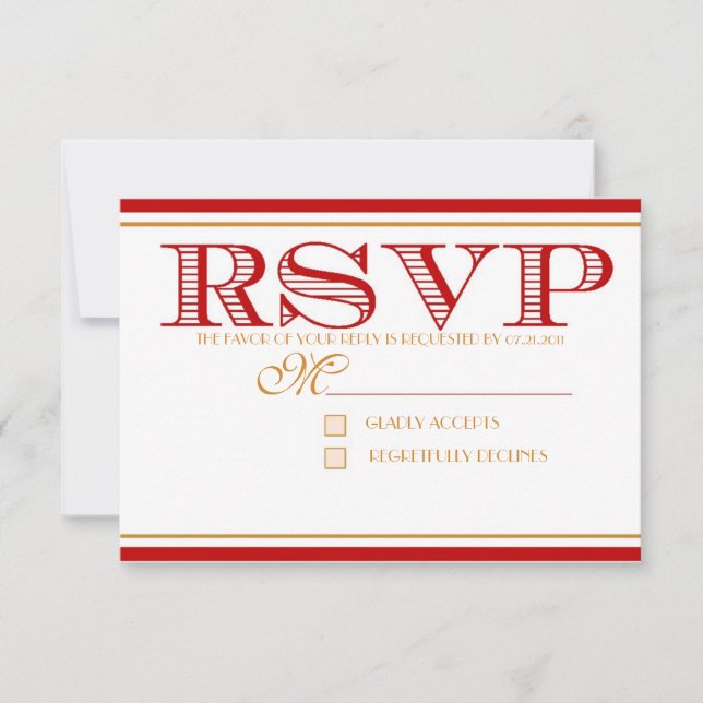 THE CAMEREE RSVP CARD (Front)