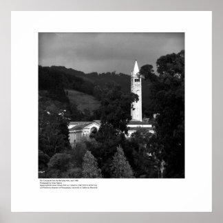 The Campanile from the Berkeley Hills, 1965 Poster