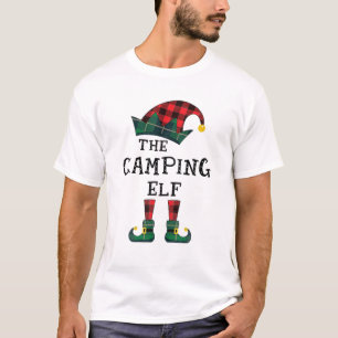 The Camping Elf Family Matching Group Christmas Ho T-Shirt