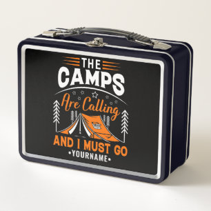 The Camps Are Calling And I Must Go Metal Lunch Box