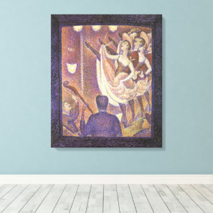 The Can Can Dance, Le Chahut by Georges Seurat Canvas Print