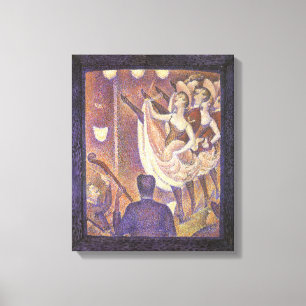 The Can Can Dance, Le Chahut by Georges Seurat Canvas Print