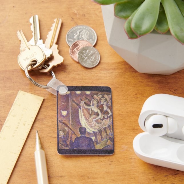 The Can Can Dance, Le Chahut by Georges Seurat Key Ring (Desk)