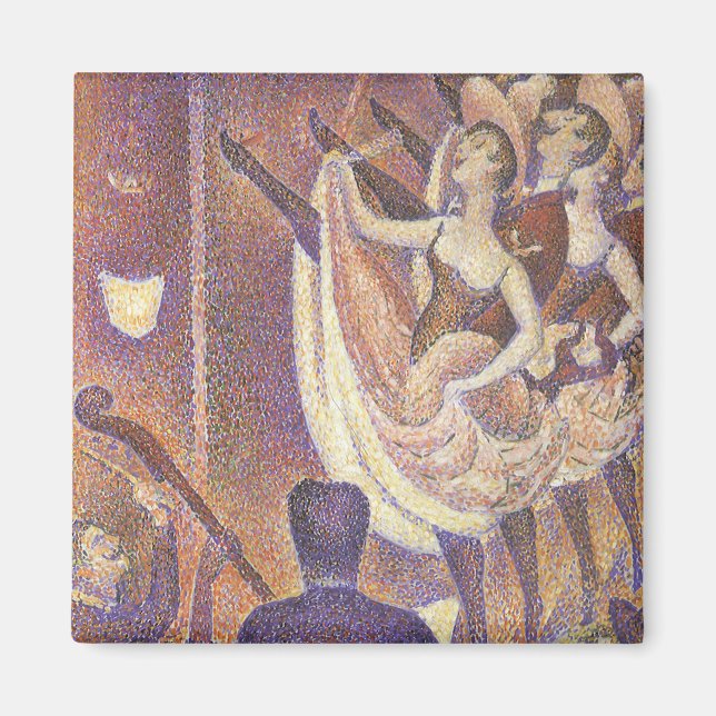 The Can Can Dance, Le Chahut by Georges Seurat Magnet (Front)