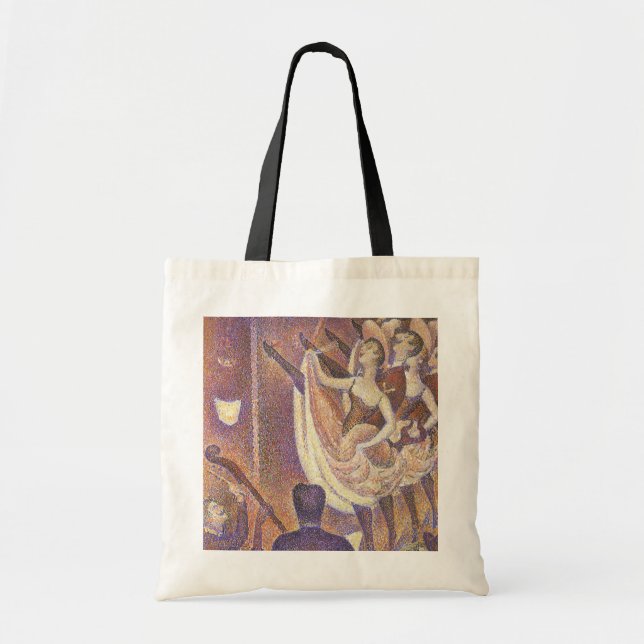 The Can Can Dance, Le Chahut by Georges Seurat Tote Bag (Front)