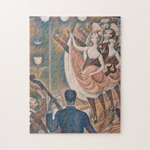 The Can-can Seurat Neo Impressionist Pointillist Jigsaw Puzzle